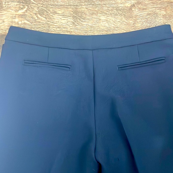 SANDRO navy straight classic ankle pants size 40 - Picture 7 of 7